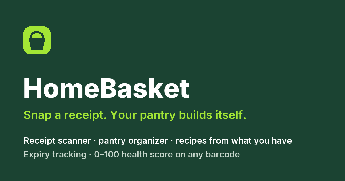 Why are pantry, recipe and shopping apps separate products? I’m building one connected household f